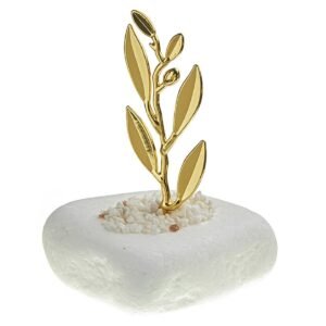 Μάρμαρο με Κλαδί Ελιάς ΧρυσόNU1715