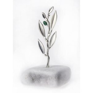 Μάρμαρο με Κλαδί Ελιάς ΑΣΗΜΕΝΙΟ NU1715