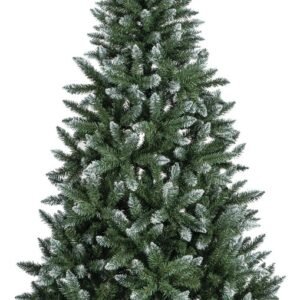 Χιονισμένο Χριστουγεννιάτικο Δέντρο Alpine Με Κουκουνάρια 270cm