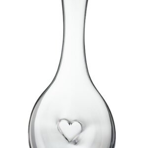 Γυάλινη Καράφα Γάμου με Καρδιά στη Μέση (1L)