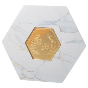 Κεραμικό Σουβέρ Αρχικά Στεφάνι Κ914 10εκ