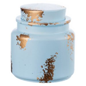 Κεραμικό Βαζάκι με Καπάκι Κ929 6*6.5εκ