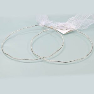 Χειροποίητα Στέφανα Γάμου σε Ασημί Απόχρωση